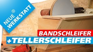 13 Tellerschleifer  Bandschleifer Maschinen Umbau  selber bauen [upl. by Naux480]