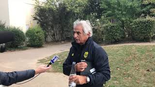 Vahid Halilhodzic  premier entraînement [upl. by Alyakcm]