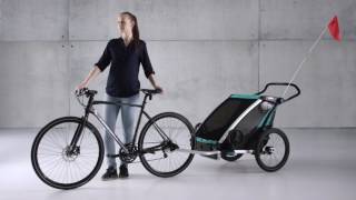 Thule Chariot Lite 2 Fietskar [upl. by Merry]