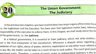 DAV class 8 SSt  The Union Government  The Judiciary [upl. by Falk]