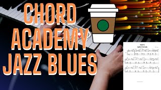 Chord Academy Pre Jazz Blues Pro Comping voicings and pdf [upl. by Ahseal]