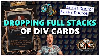 PoE 8 DOCTORS  Dropping full stacks of div cards with the new scarabs  Stream Highlights 822 [upl. by Marji927]