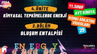 OLUŞUM ENTALPİSİ  11SINIF KİMYA  AYT KİMYA [upl. by Gleeson204]