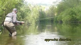 Pêche à la mouche en vallée du Lot  Lozère [upl. by Akcirred]