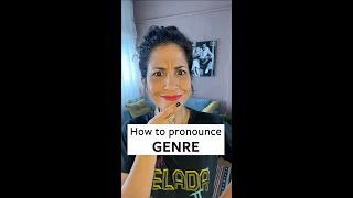 How to Pronounce Genre [upl. by Nevets]