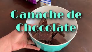 Como fazer Ganache de Chocolate para blindagem blindagem chocolate [upl. by Essila]