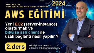 2ders  Aws Ec2 oluşturma ve Bitvise ile Sunucuya Bağlanma [upl. by Oys]