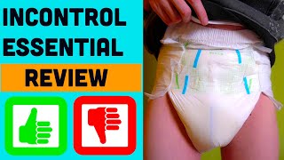 INCONTROL ESSENTIAL BRIEFS PRACTICAL REVIEW  medinic incontinence diaper better than BetterDry [upl. by Hagar410]