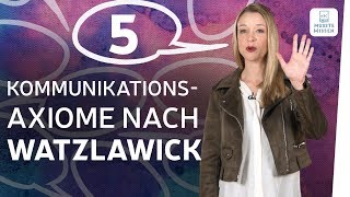 Kommunikationsmodell I 5 Axiome Watzlawick I Deutsch [upl. by Anilram544]