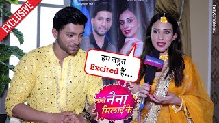 Simran Kaur And Prateek Chaudhary On Their New Show Tose Naina Milaike  Exclusive [upl. by Wohlert]