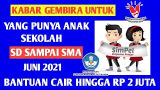 Bantuan Siswa SD hingga SMA Cair Bulan Juni Cek Penyaluran Bansos PKH Tahap 2 di Link Ini Pakai Data [upl. by Arihas]