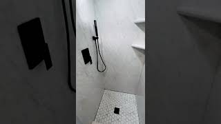 FlexStone Shower Surround  Hexagon Tile Shower Floor [upl. by Klatt986]