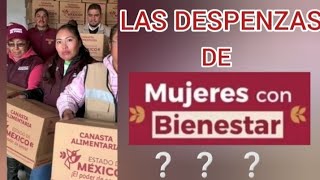 APOYO ALIMENTARIO MUJERES CON BIENESTAR  DESPENZAS👱‍♀️👩‍🦳❓️🥚🧂 [upl. by Jaycee]