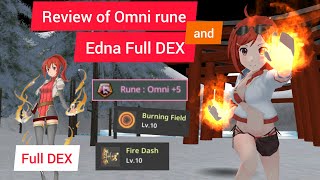 Review of Omni rune and Edna Full DEX  Epic Conquest 2 [upl. by Azalea]