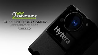 Hytera GC550 Mini Body camera  With the twoway radio shop [upl. by Jenette]