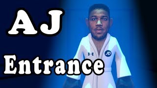 Unseen footage of Anthony Joshua Entrance [upl. by Ellehs760]