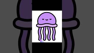 Jellyfish drawing colour creative art shorts [upl. by Daniyal937]