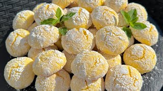 Biscotti Morbidi al Limone 🍋 che si Sciolgono in bocca 🤤 [upl. by Donelu]