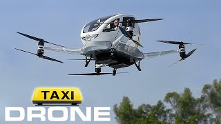 EHANG 184  The Worlds First Passenger Taxi Drone [upl. by Orella]