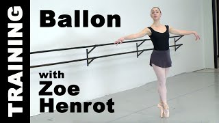 How To Ballon with Ballet Co Laboratorys Zoe Emilie Henrot [upl. by Anilok221]