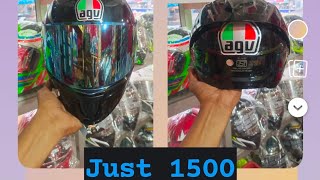 AGV HELMETS NEW TRENDING STYLE ⛑️ JUST 1500 DELIVERY 🚚 FREE BOOKING WHATSAPP NUMBER 9080523478 🚚 [upl. by Sawtelle]