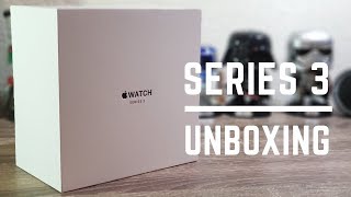 Apple Watch Series 3 GOLD Unboxing  GPSCellular [upl. by Suidualc]