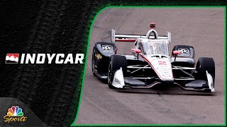 IndyCar Series oval season resumes with Iowa Speedway doubleheader  Motorsports on NBC [upl. by Pump]