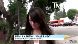 Ashton Kutcher Demi Moore Divorce Alleged Mistress Talks As Open Marriage Blamed for Split [upl. by Ahsert292]