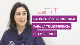 Preparación endometrial para la transferencia de embriones [upl. by Ydnis67]