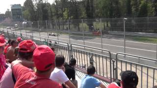 GP F1 Monza 992012 Alonso Vs Vettel lo scorretto [upl. by Slaohcin]