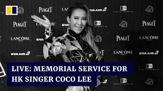 WATCH LIVE Memorial service for HK singer Coco Lee [upl. by Eellehs794]