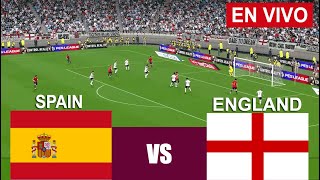 LIVE  Spain vs England  THE FINAL  UEFA EURO 2024 I LIVE STREAMING I video game simulation [upl. by Adriene765]