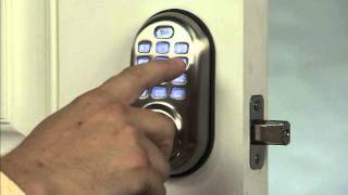 Yale Real Living Push Button Deadbolt Programming  Master PIN Code Setting 14 [upl. by Enerol]