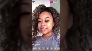 Yung Blasian hits NLE Choppa on IG live [upl. by Ellebanna]