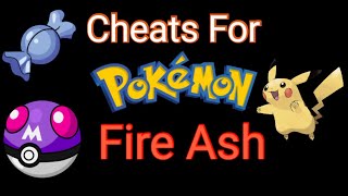 Cheats for Pokemon Fire Ash How to enable cheats in Pokemon Fire Ash [upl. by Gilchrist184]