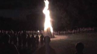 Troop 31 Tapping Fire at Camp Geiger Mic O Say 2009 4th Week [upl. by Yekim878]