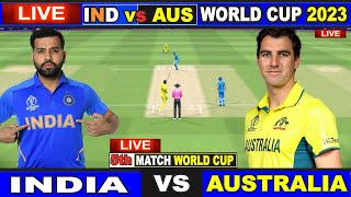 Live IND Vs AUS ICC Cricket World Cup  Live Match Centre  India Vs Australia  1st Innings [upl. by Neukam]