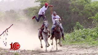 INCREÍBLES Acrobacias y Carreras a caballo en Villa Rosa Atl 11 Agosto 2019 [upl. by Arrais]