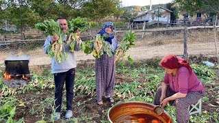 Köyde Yaşayan Büyük Bir Ailenin Zorlu Hayatı Türkiyede Köy Hayatı [upl. by Yelahc]