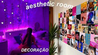 Decorando meu quarto estilo aesthetic vscopinterest  Lah Rios [upl. by Agustin]