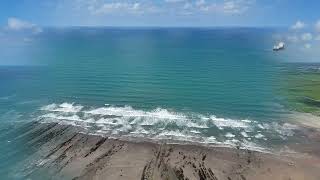 A flight over widemouth bay nr Bude [upl. by Leahcimnhoj]