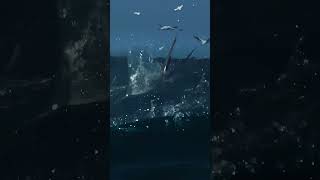 slow motion Gannet Dive into water like a rocket [upl. by Kcirdehs]