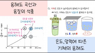 중2 물질의특성 2강 용해도┃용해도 곡선 해석하기┃기체의 용해도👻 [upl. by Marsiella]