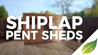 Shiplap OSB Pent Shed Guide [upl. by Yslehc860]