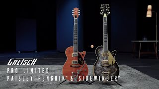 Gretsch 2023 Pro Limited Paisley Penguin amp Sidewinder Models  Gretsch Presents [upl. by Loram880]