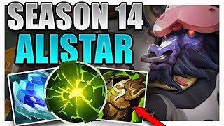 SEASON 14 ALISTAR SUPPORT GAMEPLAY GUIDE [upl. by Yasibit]