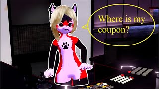 Karen Fox Complains About Doordash And Mcdonalds VRChat [upl. by Anihsat473]