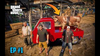 Micheal Buying a Cow for Eid ul Adha Qurbani  GTA 5 Pakistan  Mandi Series Ep 1 [upl. by Airdnoed]