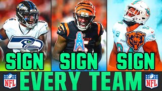 One Free Agent Each NFL Team MUST SIGN This Offseason  2024 Free Agency Fit For Every NFL Team [upl. by Ayotahc]