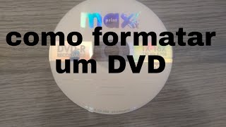 formatando o DVD [upl. by Yahsram744]